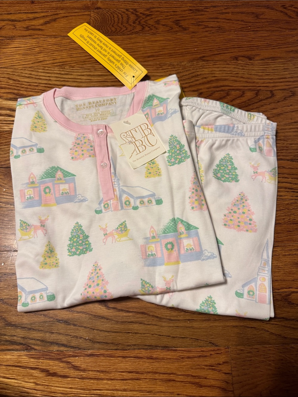 Girls TBBC Christmas Pajamas size 10